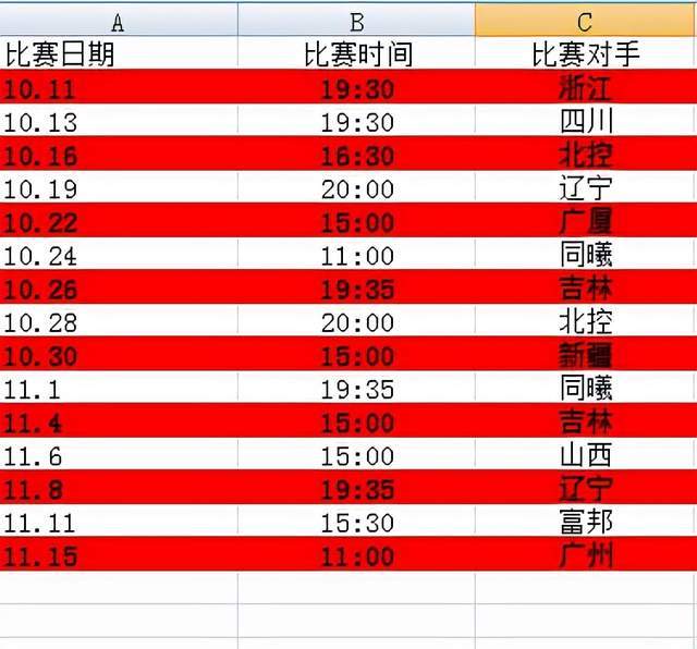 CBA官方公布2021赛季第二阶段赛程表，江苏对阵辽宁先锋开战